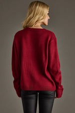 Load image into Gallery viewer, Maroon Game Day Sweater
