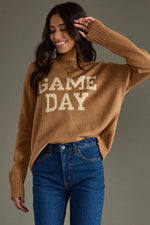 Load image into Gallery viewer, Tan Game Day Sweater
