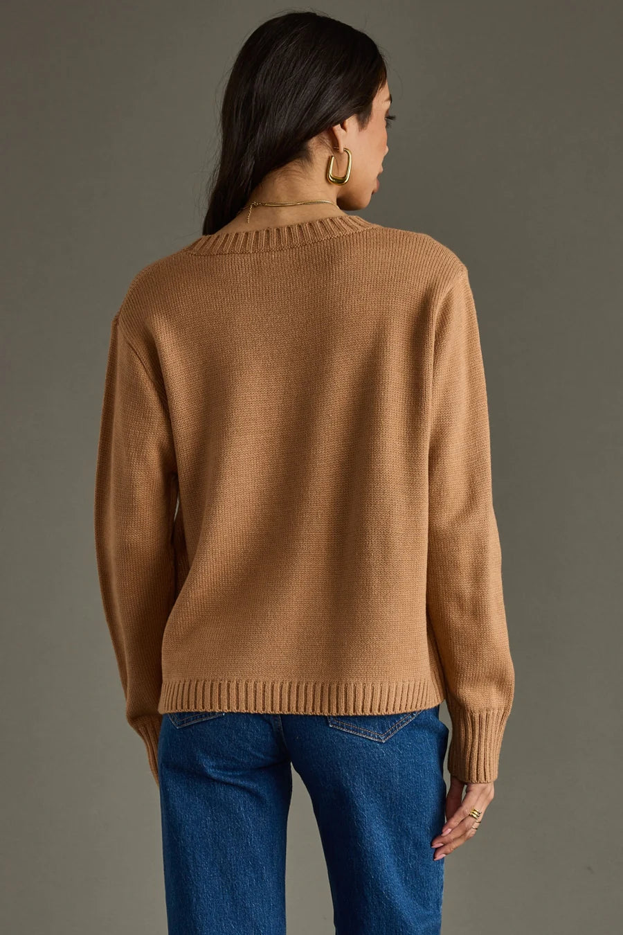 Tan Game Day Sweater