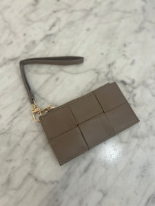 Quilted Leather Card Holder