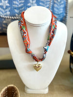 Load image into Gallery viewer, Lillie Scarf Charm Necklace *More Colors
