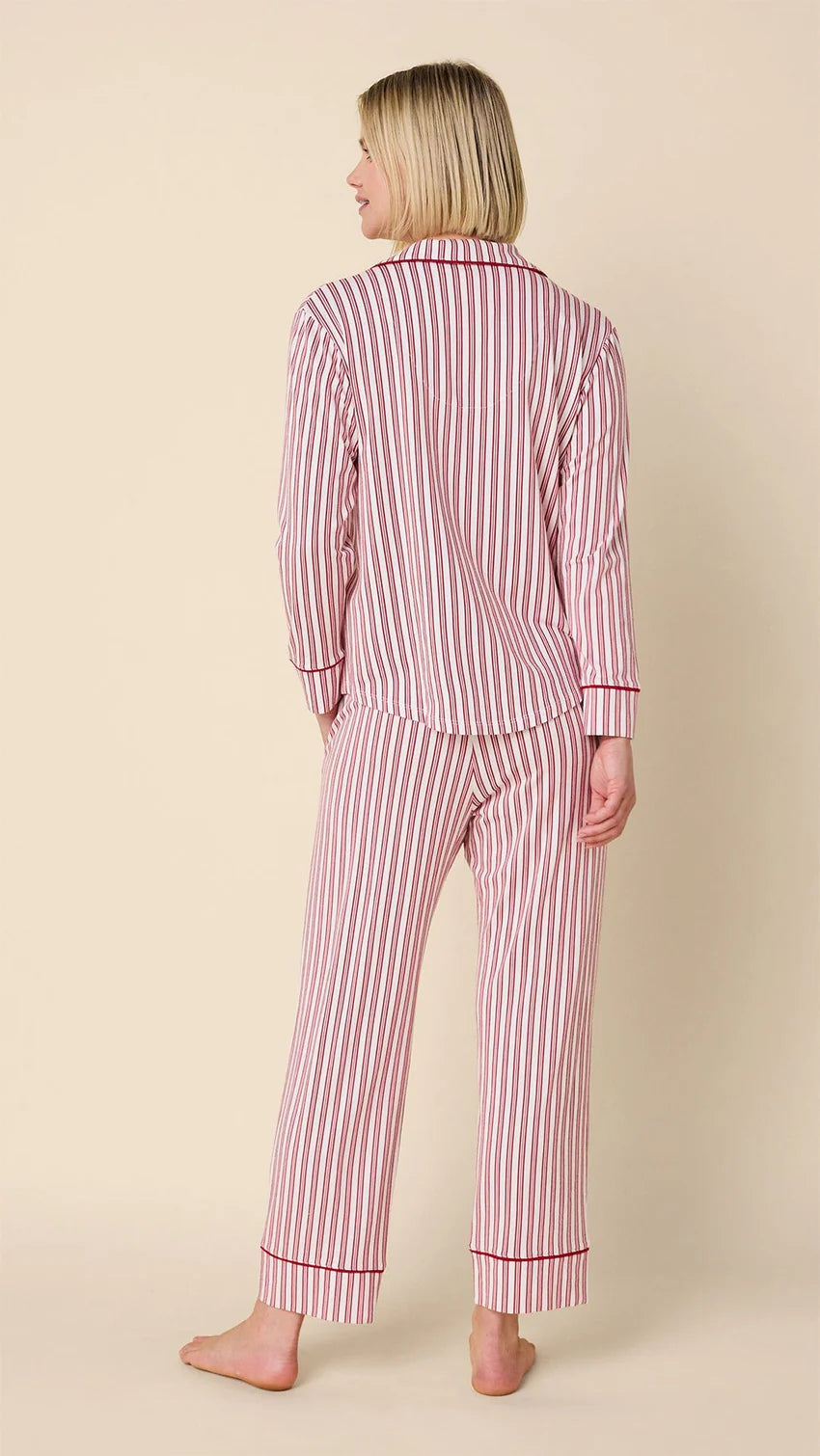 Holiday Stripe Pima Knit PJ Set