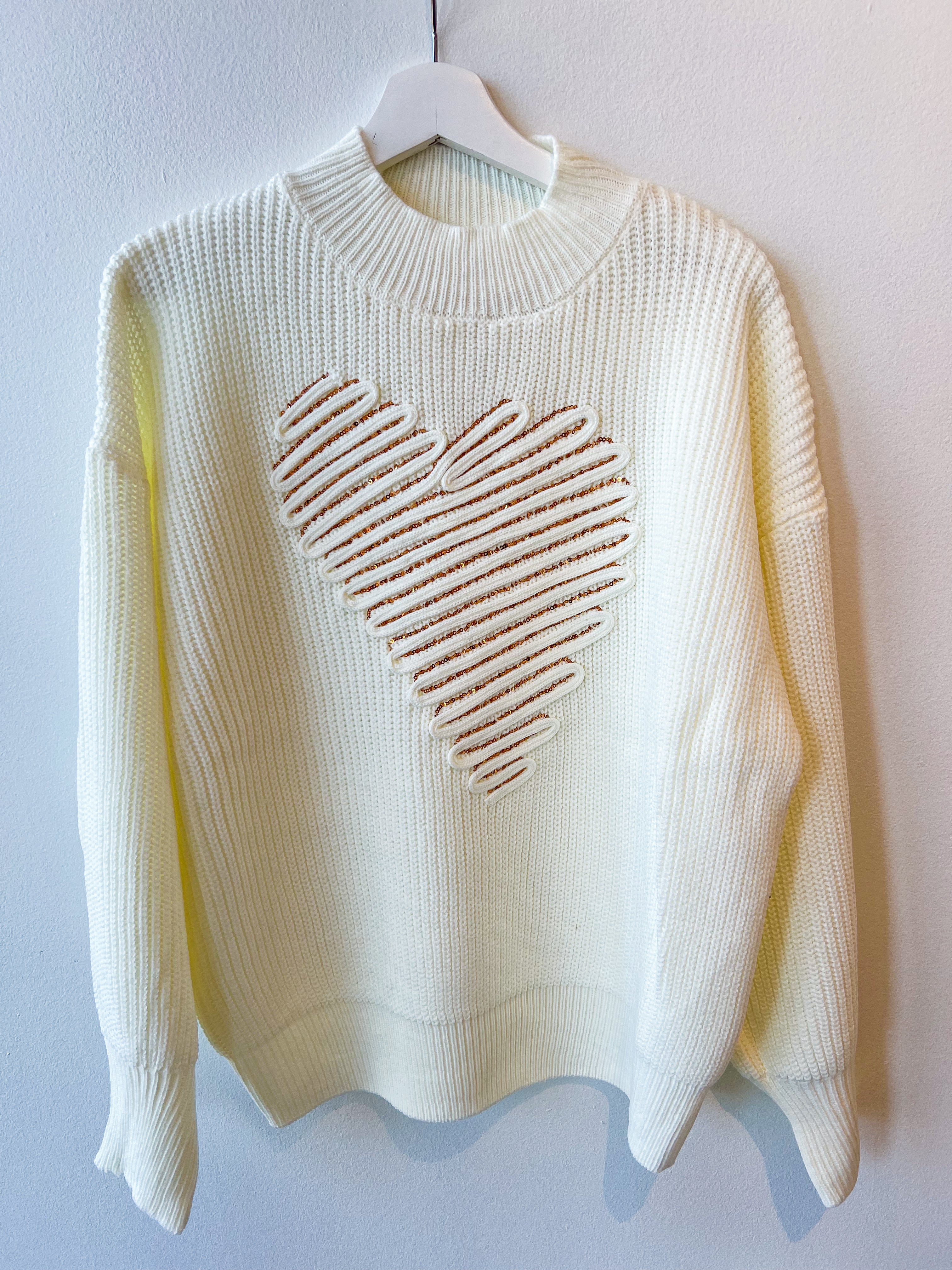 Heart of Gold Sweater