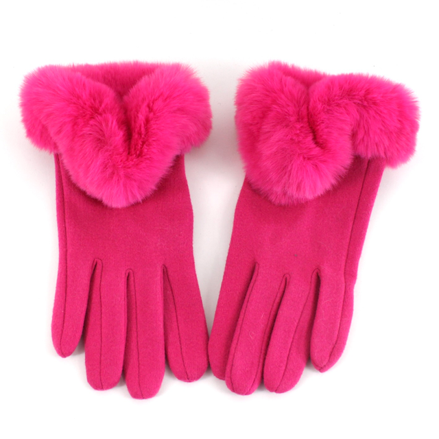 Fur Trim Gloves *More Colors