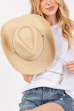 Load image into Gallery viewer, Cowboy Straw Sun Hat
