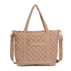 Lanya Quilted Nylon Travel Tote