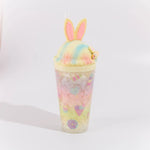 Load image into Gallery viewer, Sweet Rainbow Bunny Tumbler Yellow
