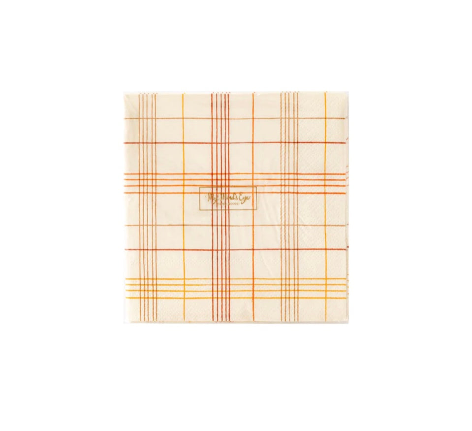 Harvest Fall Plaid Napkins