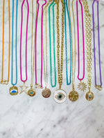 Load image into Gallery viewer, Colorful Box Chain Layering Necklace
