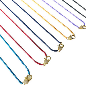 Dainty Colorful Chain Layering Necklace