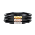 Load image into Gallery viewer, Budha Girl Black Three Kings All Weather Bangles (AWB)
